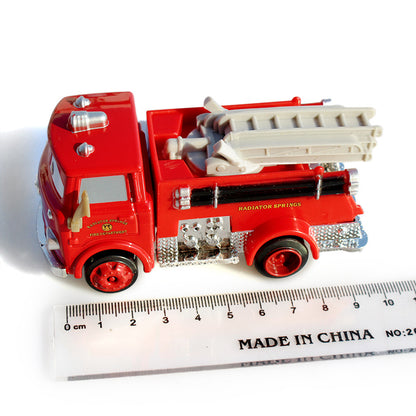 Cars 2 Little Red Fire Truck Alloy Children's Cartoon Simulation Toy Car Model