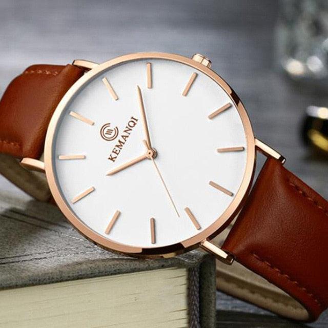 Mens Watches Ultra-thin Wrist Watch Clock Luxury Watch