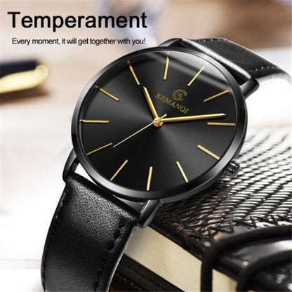 Mens Watches Ultra-thin Wrist Watch Clock Luxury Watch