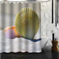 Waterproof Shower Curtain Bathroom Curtain Beach Spa  Shower Curtain