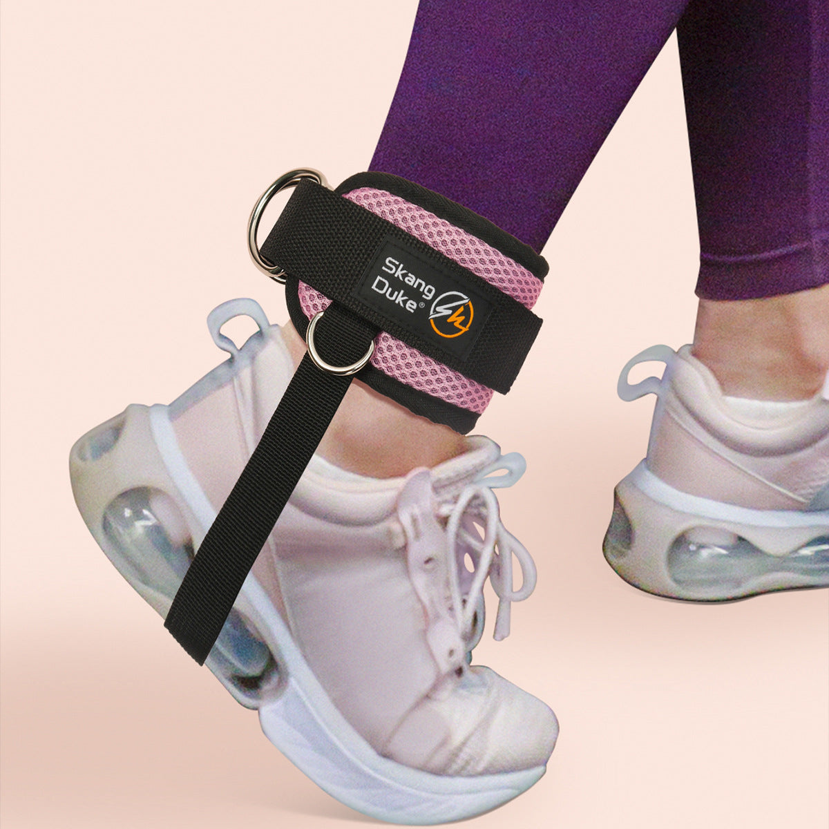 Foot pedal ankle buckle leg strength training gantry frame adjustable ankle buckle