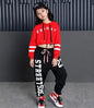 Kids Hip Hop Dance Costumes Girls Long Sleeve Sports Suit Children Jazz Hip hop Dance Clothes Wear for Girl 6 8 10 12 Years