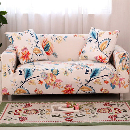 Flower Slipcover Sofa Cover Tightly All-inclusive Wrap single/double/three/four-Seat Sofa Cover Elasticity Sofa Cover 1pc