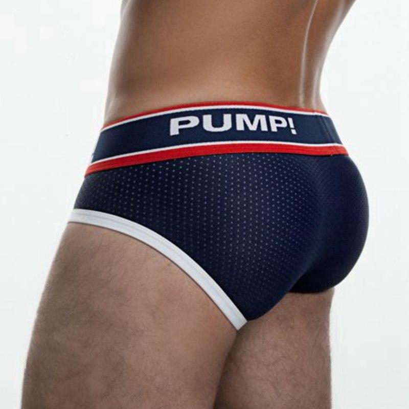 PUMP Men Underwear Briefs Mens Mesh Masculino