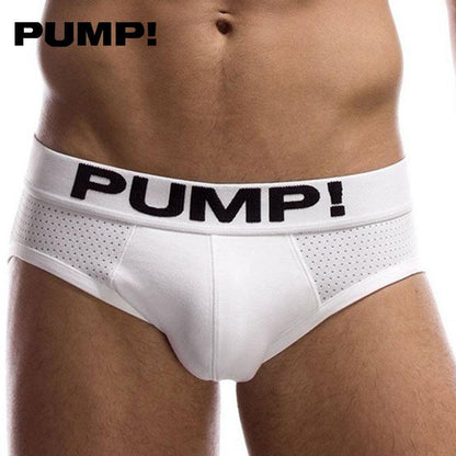 PUMP Men Underwear Briefs Mens Mesh Masculino