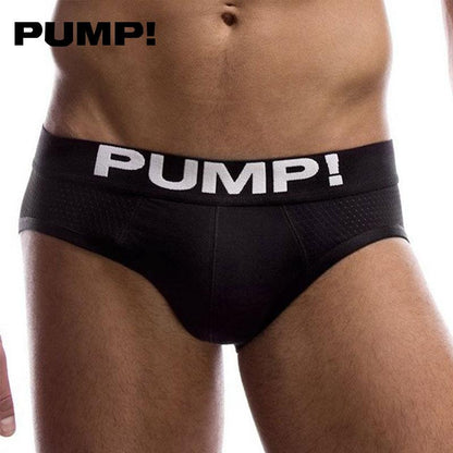 PUMP Men Underwear Briefs Mens Mesh Masculino