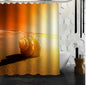 Waterproof Shower Curtain Bathroom Curtain Beach Spa  Shower Curtain