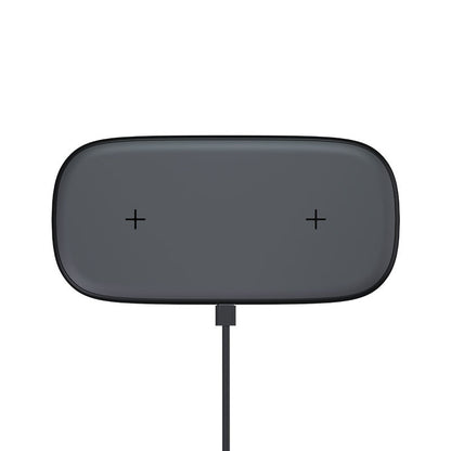 2-in-1 dual phone wireless charger suitable for Huawei Samsung phone wireless charging ultra-thin desktop