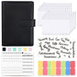 A6 Loose-Leaf Binder Budget Book Macaron Notebook Leather PU Loose-Leaf Book Cash Budget Handbook