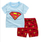 Children's clothing short sleeved home clothing baby underwear pajama set