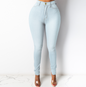 Women's High-Waist Slim Fit Pencil Jeans