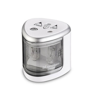 New Automatic pencil sharpener Two-hole Electric Switch Pencil Sharpener stationery Home Office School Supplies