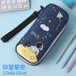 Pencil Case For Elementary School Students Pencil Case Large Capacity Children Simple Multifunctional Universe Star Stationery Box