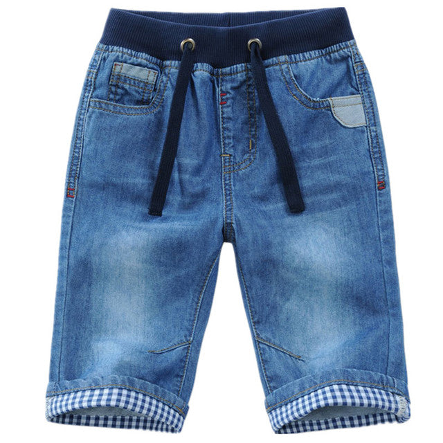 2 To 13Years Kids Boys Denim Shorts New Summer Casual Children Boys Jeans Shorts Cotton Breathable Soft Kids Boys Trousers