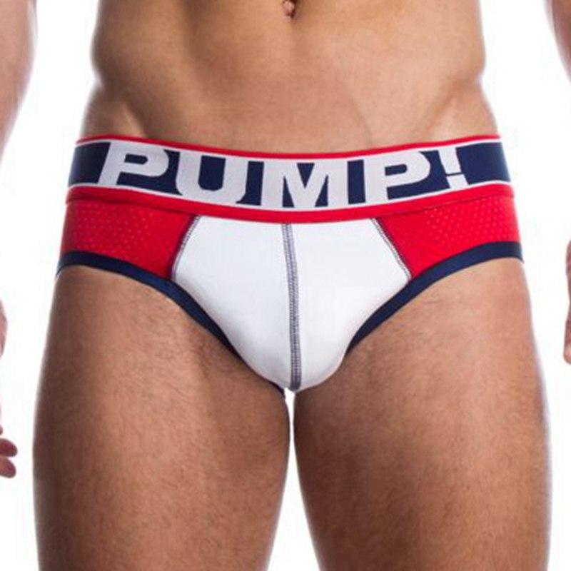 PUMP Men Underwear Briefs Mens Mesh Masculino