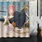 Waterproof Shower Curtain Bathroom Curtain Beach Spa  Shower Curtain