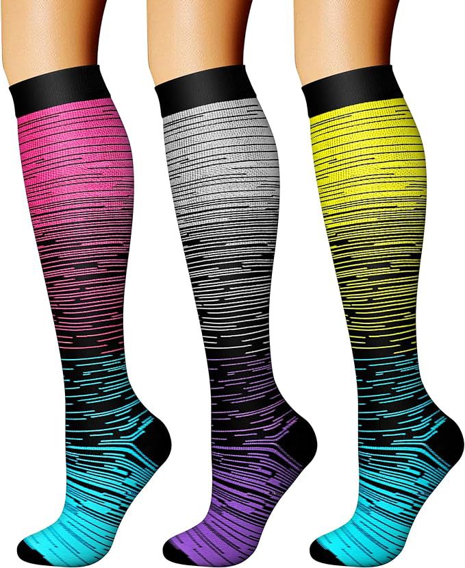 Sports pressure socks long tube socks calf socks compression socks skipping rope elastic cycling socks