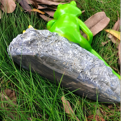 Outdoor frog resin garden ornaments