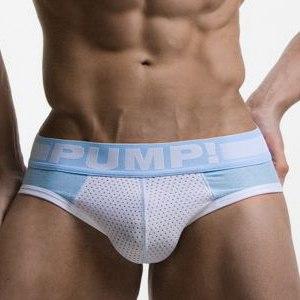 PUMP Men Underwear Briefs Mens Mesh Masculino