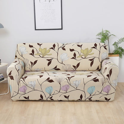 Flower Slipcover Sofa Cover Tightly All-inclusive Wrap single/double/three/four-Seat Sofa Cover Elasticity Sofa Cover 1pc