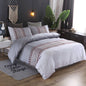 Bohemia style Duvet Cover plain color pattern retro style 2/3pcs Duvet Cover Sets Soft Polyester Bed Linen Flat Pillowcase