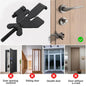 Portable Door Lock Privacy Extra Security Lock Anti Theft Travel Inside Door Locker for Traveling Home Bedroom Apartmen