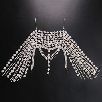 Changliu Su Hair Chain European and American Bohemian Water Diamond Forehead Chain Full of Diamond Headwear Hair chai