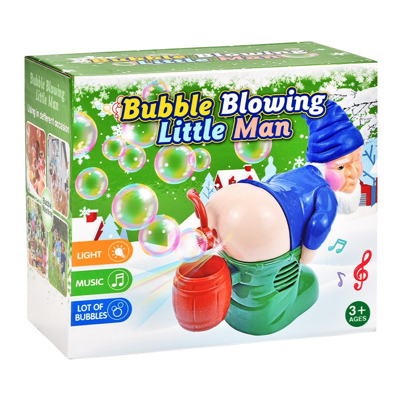 New electric Santa Claus bubble machine with sound, light, music, funny bubble blowing toys, interactive toys