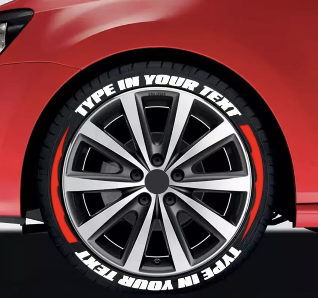 Custom Tire Lettering