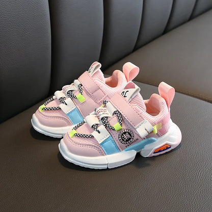 New Arrivals Kids Shoes Children Girls Sneakers Shoes for Baby Toddler Sneakers Fashion Breathable Boys Sports Shoes  Size 21-30